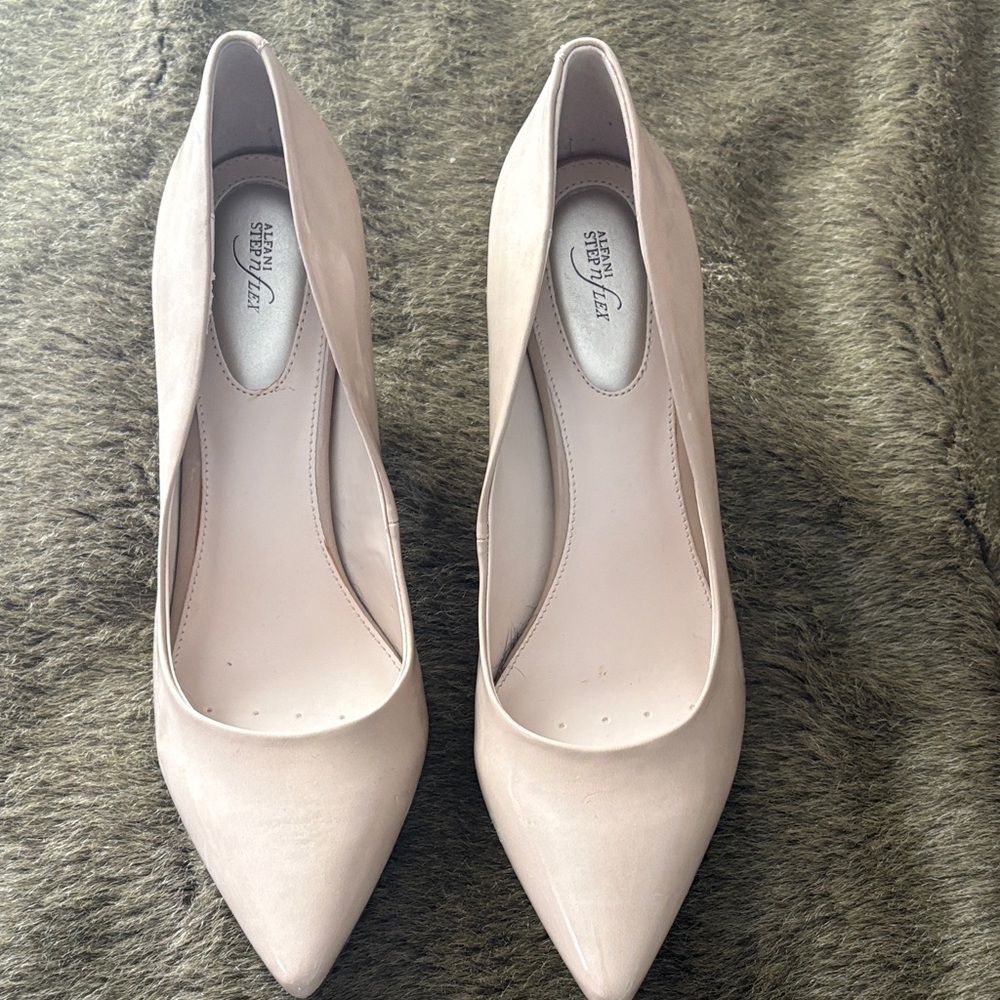 Alfani Nude Pointed Toe Heels